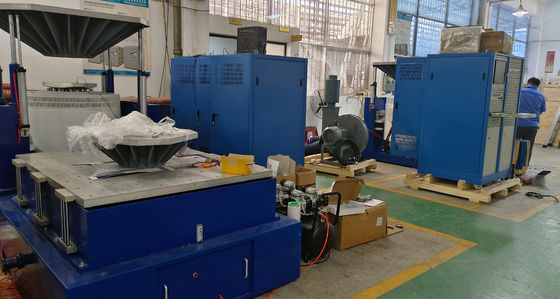 Хорошая цена Высокочастотная вибрационная система со столом 3м x 3м, синусоидальной и случайной силой 70 кН для испытаний аккумуляторных субблоков онлайн